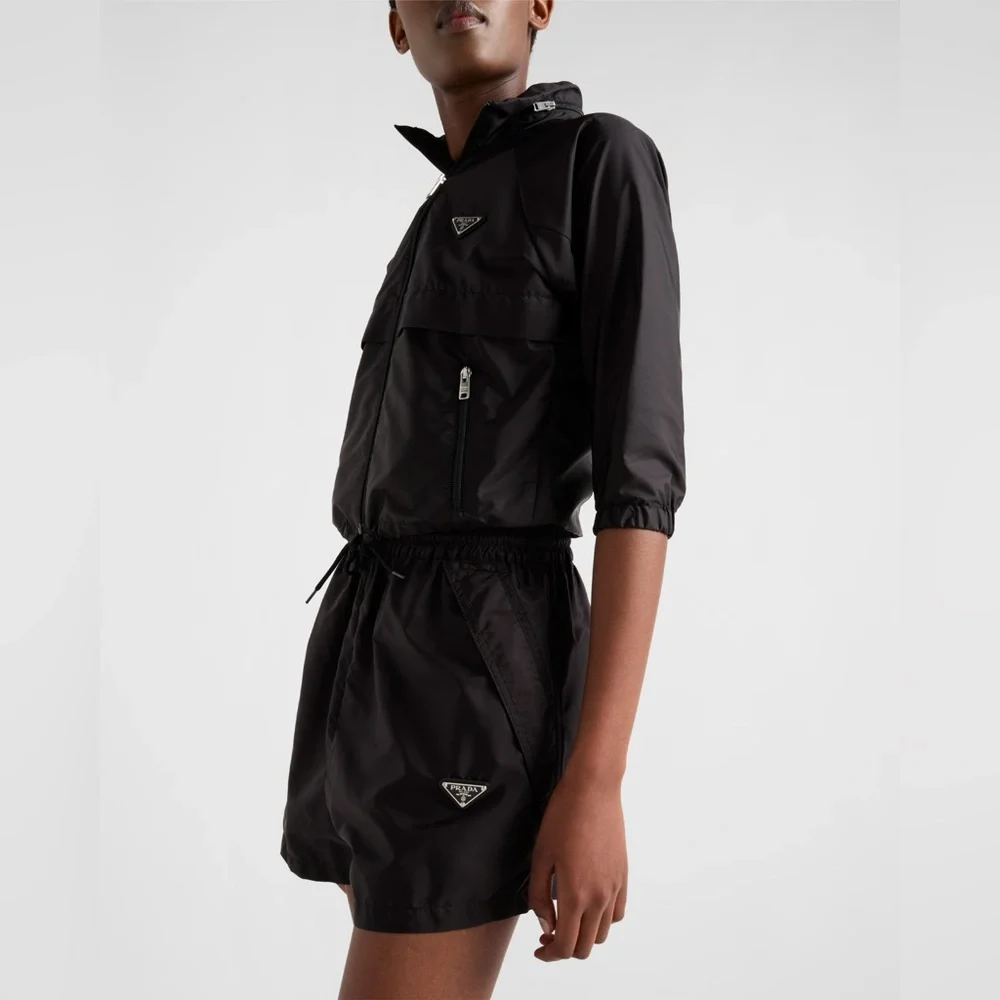 NWT Prada Light Re-Nylon Black Shorts Size 38 - Picture 7 of 7